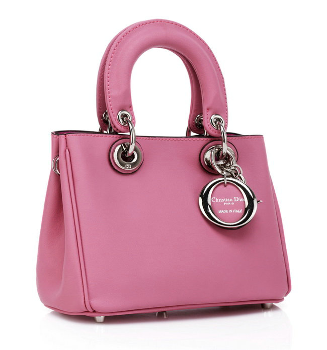 mini Christian Dior diorissimo nappa leather bag 0902 pink